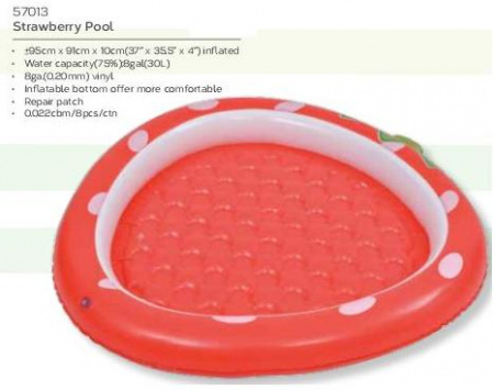 Бассейн надувной Jilong Strawberry Pool 57013 (95х91х10см) Бассейн надувной Jilong Strawberry Pool 57013 (95х91х10см)